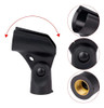 Pedestal De Palco Para 2 Microfones Pés De Ferro + Cachimbo 4