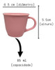 Cantinho Do Café 6 Xícara 85ml Rosas + Suporte E Bandeja 4