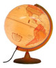 Globo Terraqueo Gloter Politico 25 Cm Antiguo Con Luz 1