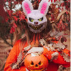Máscara De Conejo Aterrador De Halloween, Máscara 4