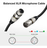 Ebxya Xlr Cable 50 Ft 2 Pack, Cable Dmx Equilibrado Micrófon 3