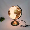 Globo Decorativo Com Luz 127v Dourado 38x25cm 1