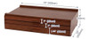 Viswin Caja De Almacenamiento De Madera Mejorada 1