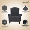 Easy-going Stretch Wingback Chair Sofá Slipcover Funda De So 1