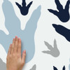 Vinilo Decorativo Pared [7qhfvlcn] Dinosaurios Pies 3