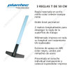 3 Reglas T Te De 50cm Para Dibujo Tecnico P Tablero Plantec 1