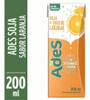 Kit C/12 Unidades Bebida De Soja Ades Laranja 200ml 1