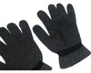 Guantes De Lana Unisex. Gris Con Negro 0