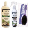 Han Emulsion+crema De Peinar Coco Hidronutritivo +kit Peine 0