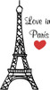 Vinilo Pegotin De Pared Torre Eiffel Varios Diseños 1