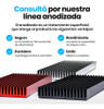 Pack X4 - Disipador Aluminio Indoor Grow - 13,5x15 Cm - 100w 5