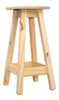 Taburete Pino Oferta Madera Macizo Banqueta Banco Silla Alta 0