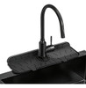 Base Escurridora Silicona Negra Para Cocina Jabon Esponja 0