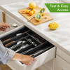 Organizador De Cajones Cubiertos, Cuchillos, Etc. Cocina. 6