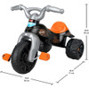 Triciclo Resistente De Fisher-price, Negro 4