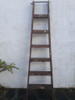 Escalera De Cedro Antigua Extensible. 3
