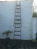 Escalera De Cedro Antigua Extensible. 4