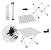 Mesa Plegable De Aluminio Ligero, Mesa De Campamento Portáti 2