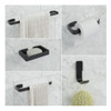 Kit De Acessórios Para Banheiro 5 Peças Stander Preto 0
