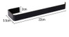 Kit De Acessórios Para Banheiro 5 Peças Stander Preto 5