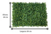 16 Placas 60x40 Grama Artificial Verde Buchinho Muro Inglês 1