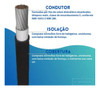 Cabo Solar 6mm 5m Preto + 5m Vermelho Com Conector Mc4 Solar 1