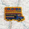 Vagabond Heart Colombia Iron On Travel Patch 6