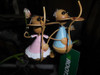 Raton Ratoncito Ratones Pendulo Estaca Metalicas Jardin 2