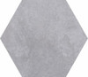 Cerámica Piso Pared Hexagonal 20x23cm Ceral Cimento Gris 0
