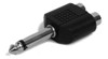 Adaptador Plug 6.5 Mono A 2 Rca Hembra 0