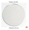 Espejo Circular 15 Cm. Mosaiquismo. Bs As Mosaicos 1
