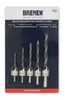 Juego Set Mechas Biseladoras 5pzas Bremen Madera 7597 0