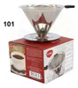 Kit Filtro De Café Em Aço Inox Coador Chá Colher Prendedora 3