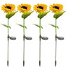 Ucgg Solar Outdoor Lights, 4 Pack Solar Sunflower Ip65 Water 0