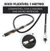 Eixo Flexível Para Micro Retíficas Multimarcas Chicote 1m 3