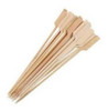 Palillos Pinchos Brochettes 20cm Bamboo X48 Con Cartel $mi 0