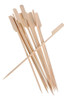 Palillos Pinchos Brochettes 20cm Bamboo X48 Con Cartel $mi 1