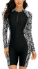 Halcurt Mujer Zip Rashguard Uv Spf Camisa De Baño Bloqueador 0