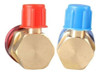 Ac R134a Conector Rápido Adaptador Acoplador Auto Aire Acond 6