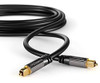 Cable De Audio Digital Óptico Kabeldirekt (10 Pies) De Fibra 0