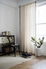 Lahome Cortinas De Ventana De Color Slido Con Borlas  Mezc 1