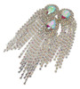 Placa Decorativa De Strass Shoulder Badge Tassel Epaulet 4