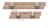 Grampas Para Deck De Madera. Material Nylon Calidad Premium. 1