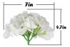 Flojery Seda Cabezales De Hidrangea Artificiales Para Decora 2