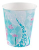 Vasos De Papel Desechables Únicos Mermaid Party, 9 Oz, Multi 3