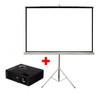 Alquiler Proyector Viewsonic + Pantalla Con Tripode H Y T 0