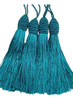 Pingente Franja Tassel Com Tulipa - Verde Tiffany Kit 10 Un 0
