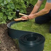 Separador De Grama Limitador Jardim C/ Borda 50m 10cm Altura 4