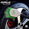 Cepillo Pasarruedas Mango Largo Cerdas Duras  - 3d Detailing 1