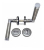 Manija Tropea Puerta Currao Doble Acero Inoxidable Pack 5 1